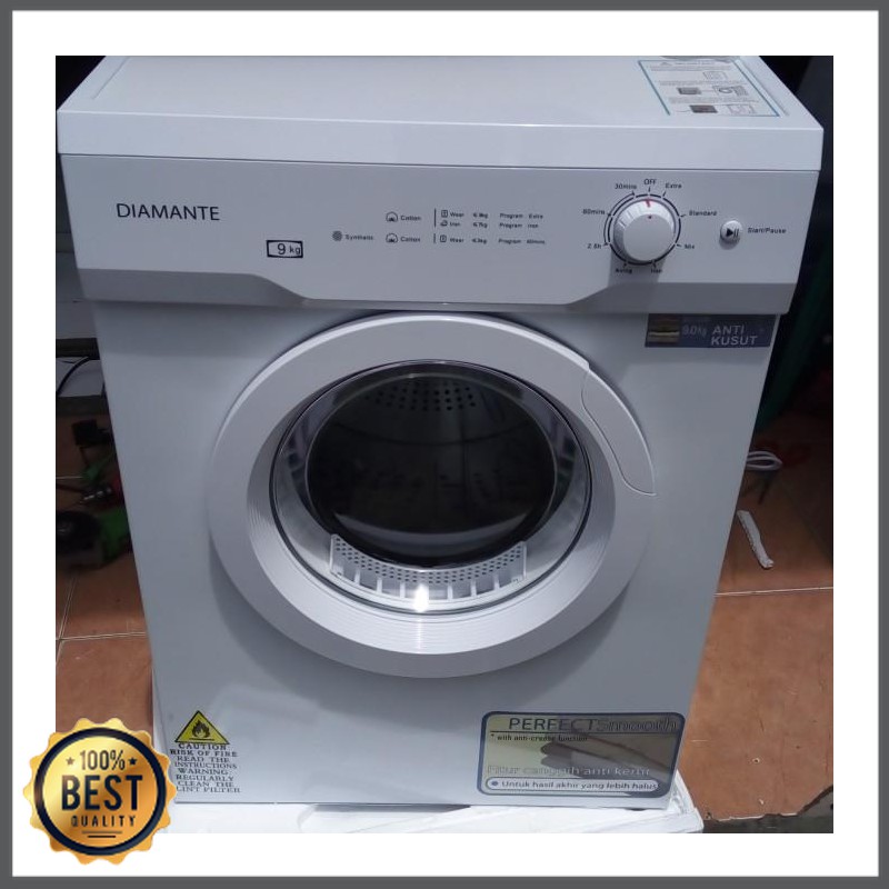 Alat Electronik -  DIAMANTE 10,5KG KONVERSI GAS MESIN PENGERING PAKAIAN DRYER LAUNDRY VB-1287-962