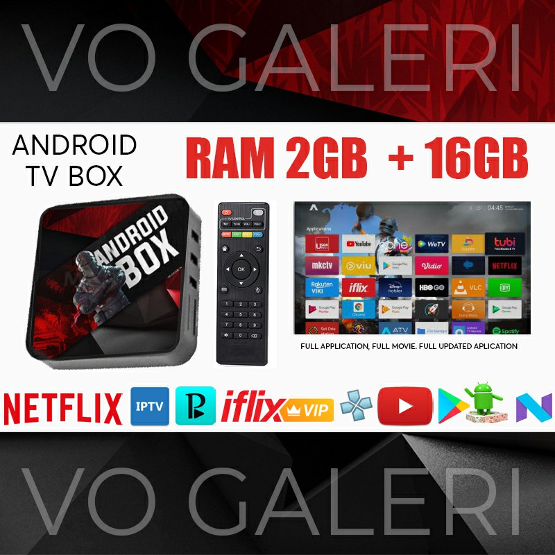 ANDROID TV BOX ( RUBAH TV BIASA ANDA MENJADI SMART TV) NEW - FULLSET, FULL APLIKASI, FULL INSTALL M3
