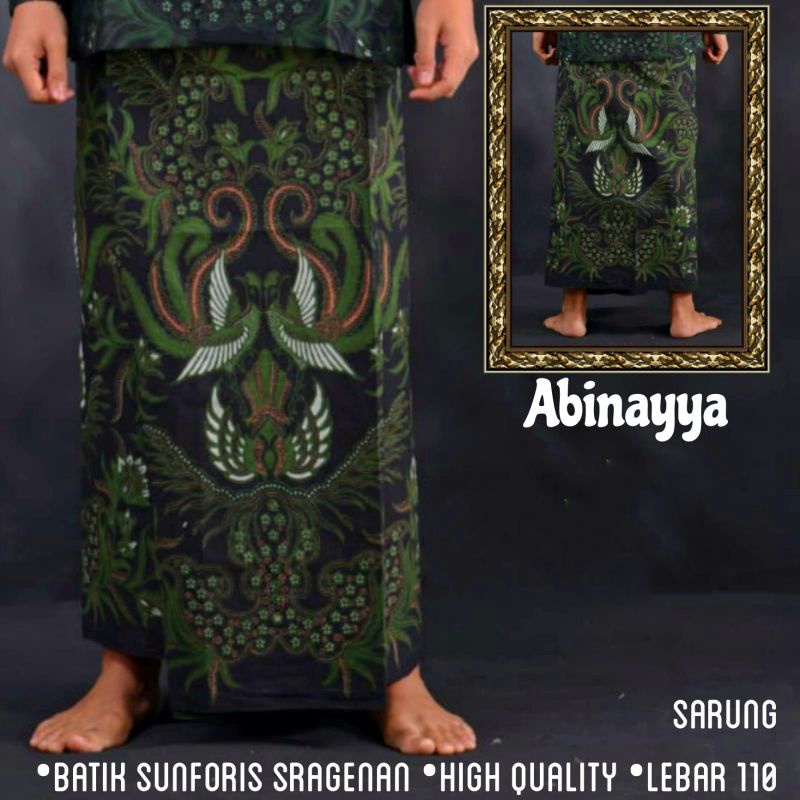 SARUNG KATUN HALUS BATIK SRAGENAN