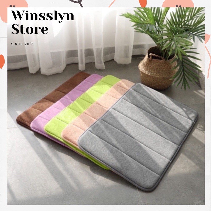 Keset Kaki Anti Slip Serap Air Memory Foam Keset Dapur Antislip