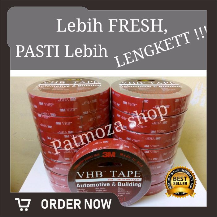 

Perekat 3M ORiGINAL VHB Besar 24mm x 4.5 m