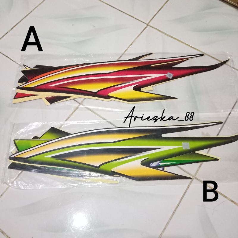 Striping Megapro 2005 Velg Ruji | sticker bodi motor honda megapro lama