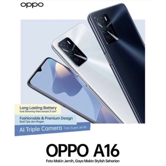 OPPO A16 Ram 3/32 Gb Resmi