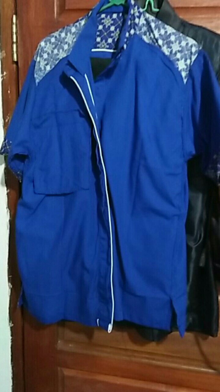 Seragam Batik, Kemeja Batik, Baju Kombinasi Batik, Polos Kombinasi Batik, Batik Pdh, Kerja Batik