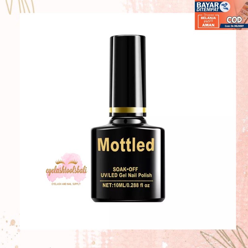 BASE COAT TOP COAT TOP MATTE MOTTLED 10 ML GEL POLISH