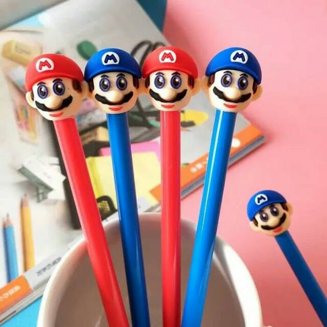 

Bolpen gel karakter Mario Bros lucu