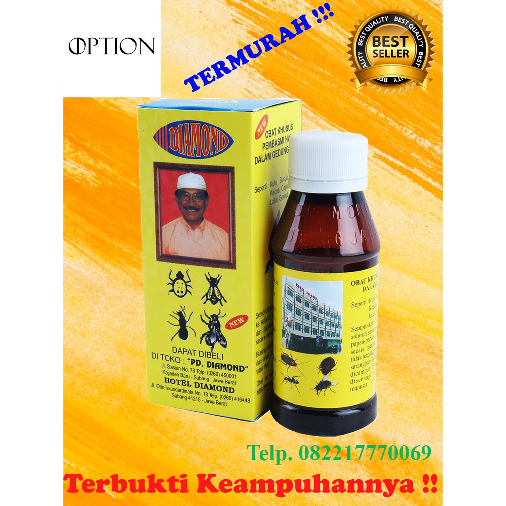 DIAMOND Obat Khusus Pembasmi Hama Dalam Gedung Walet