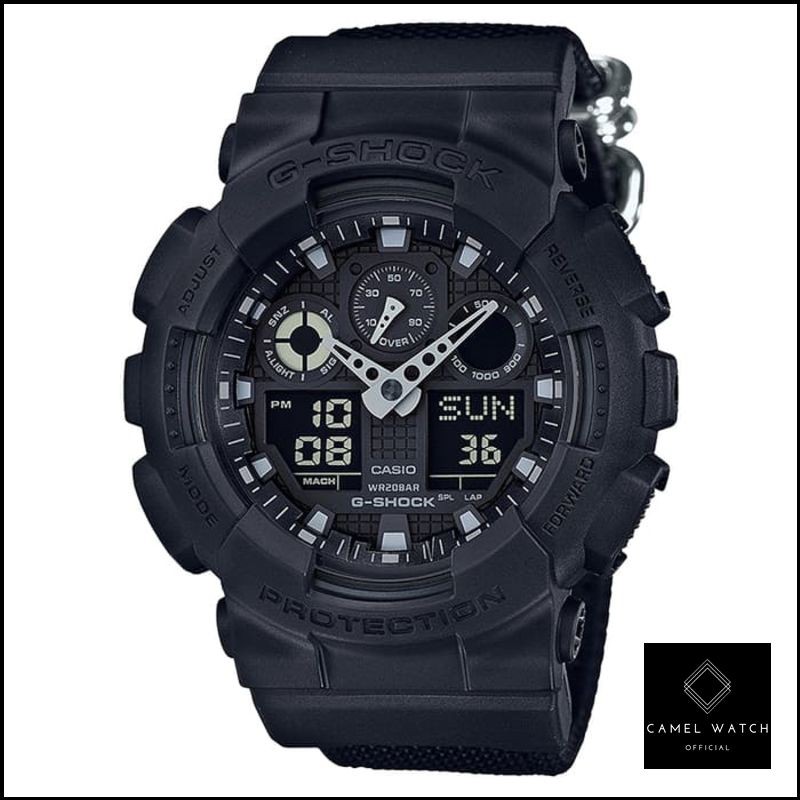Terlaris Casio G-Shock GA-100BBN-1ADR Jam Tangan Pria ORI