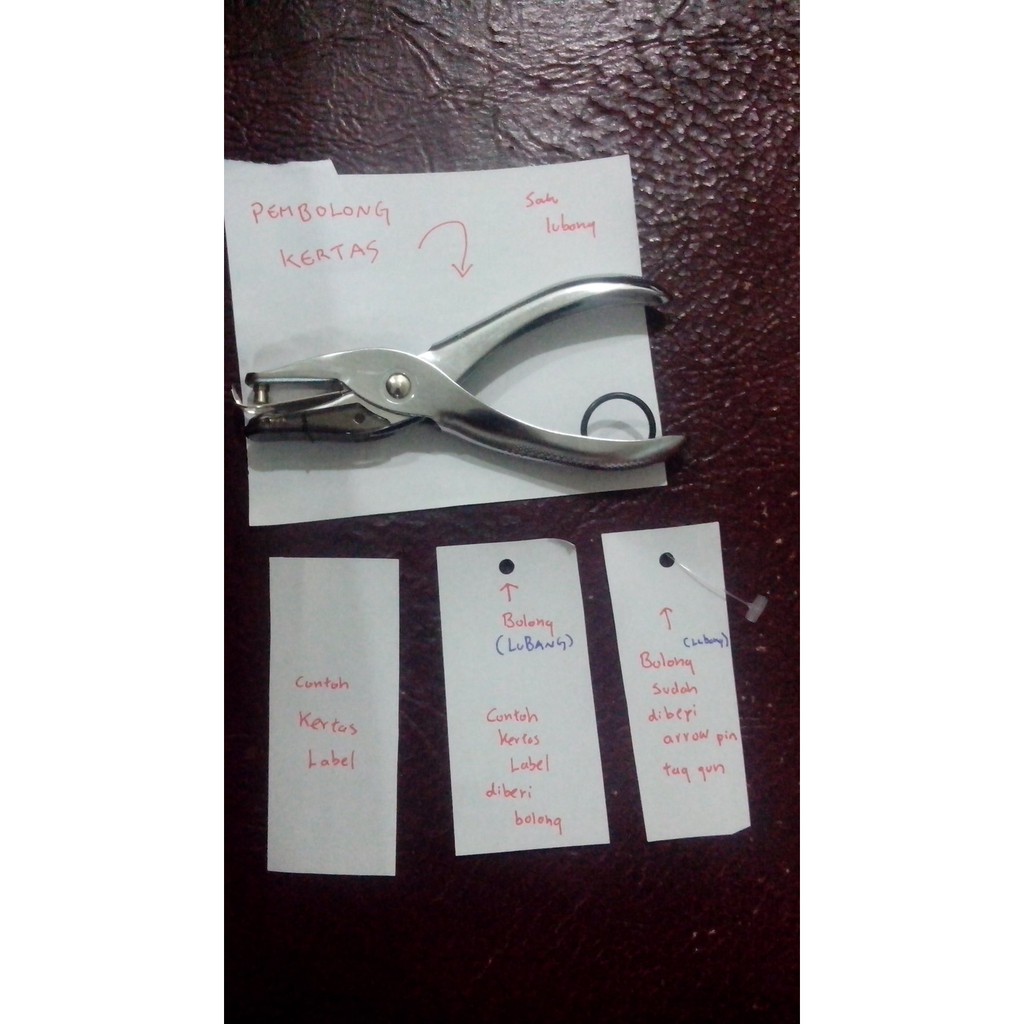 

Langsung Order Pembolong Kertas | PUNCH untuk label lalu dipakai arrow pin Tag Gun terbaik