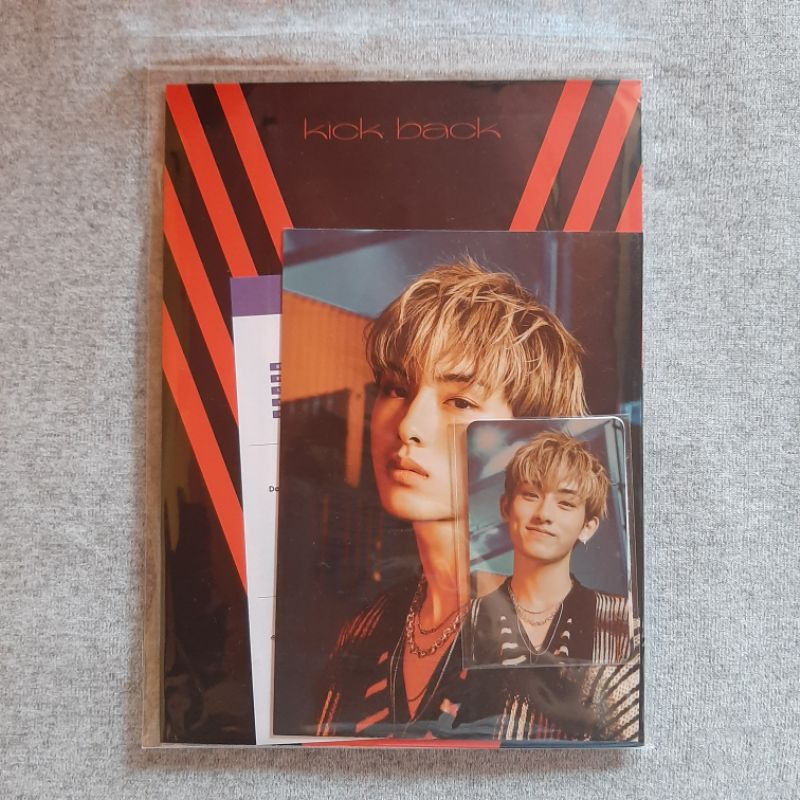 winwin ar photocard + photo frame set kick back