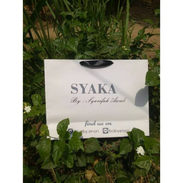 

Paperbag Toko Murah Bahan Ivory Sablon 2 Sisi Handle Tali Pita