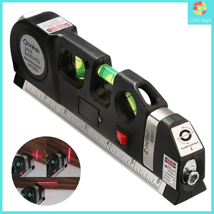 Fixit LevelPro3 Penggaris Laser Waterpass Meteran Laser MAnual