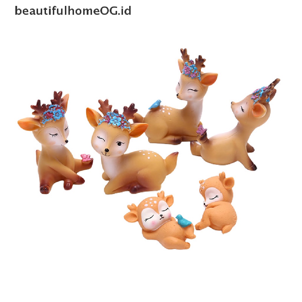 Miniatur Rusa Sika Untuk Dekorasi Kue