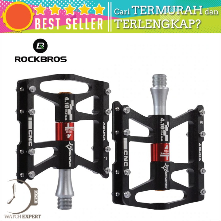 BAYAR DI TEMPAT Pedal Sepeda Anti-slip Ultralight MTB Mountain Aluminium Alloy