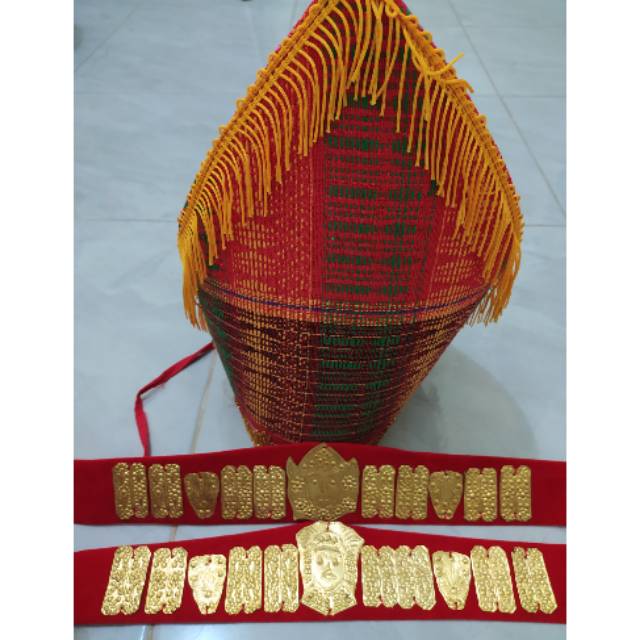 PAKET SEPASANG TOPI SORTALI BATAK TOBA DEWASA / PENGANTIN