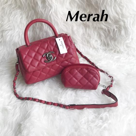 ġȕō Tas Chanel COCO HANDLE syahrini batam import  .