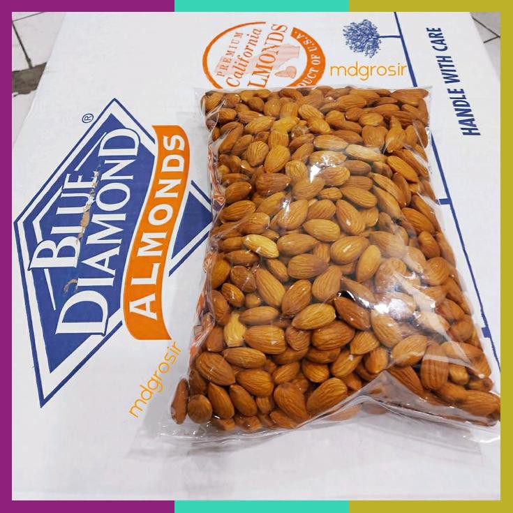 

Raw Whole Almond I Kacang Almond Mentah Kupas 1 Kg