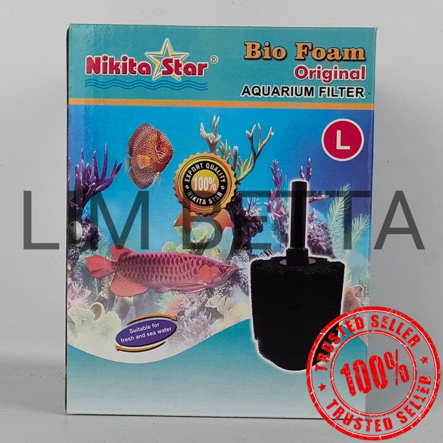 Bio Foam Filter L / Bio Sponge filter Aquarium / Biofoam Nikita Size L