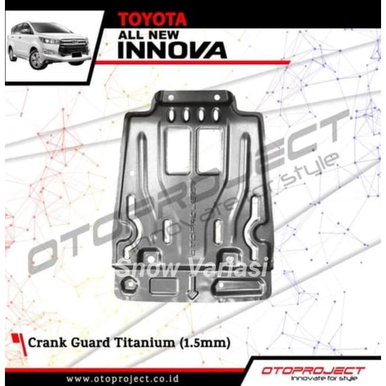 Crank Guard Innova Reborn 2016 2020 2022 up Penutup Mesin Bawah