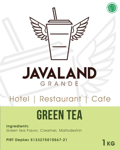 Bubuk Minuman Premium Green Tea Javaland Grande 1kg