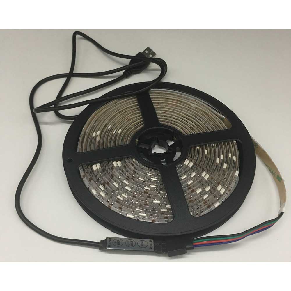 Lampu Led Strip 5050 RGB with USB Controller 3M