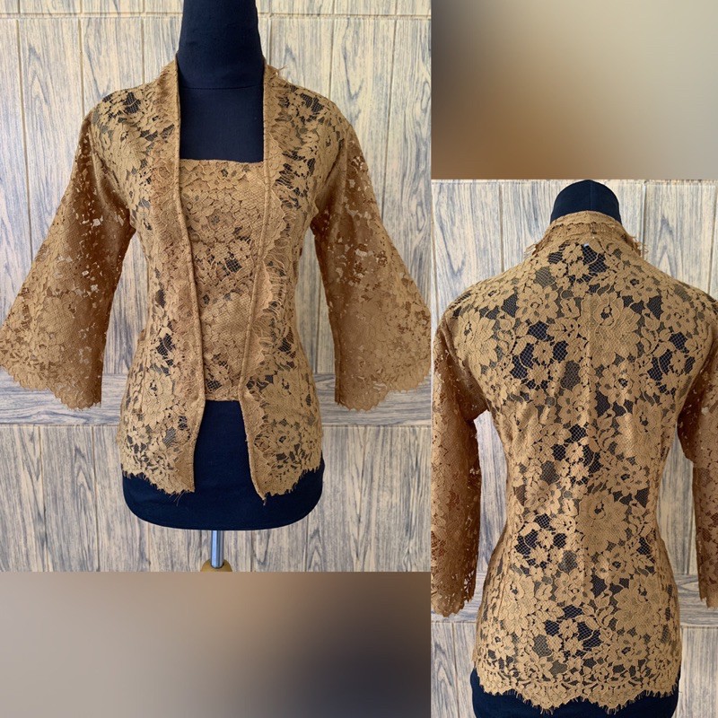 kebaya brokat/kebaya semi prancis/kebaya lonceng