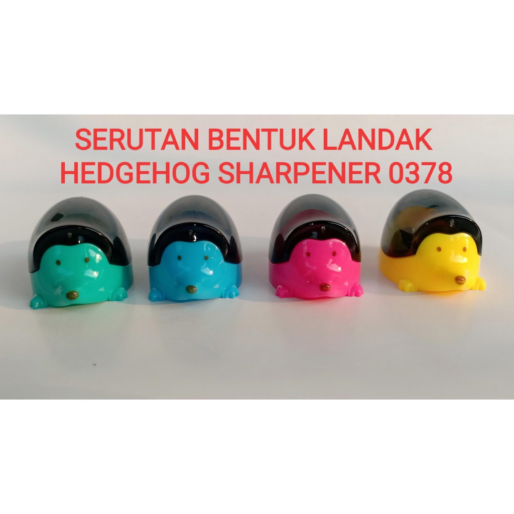 

Serutan Kerikan Rautan kayagi landak hedgehog toples r0378 isi 12 pcs