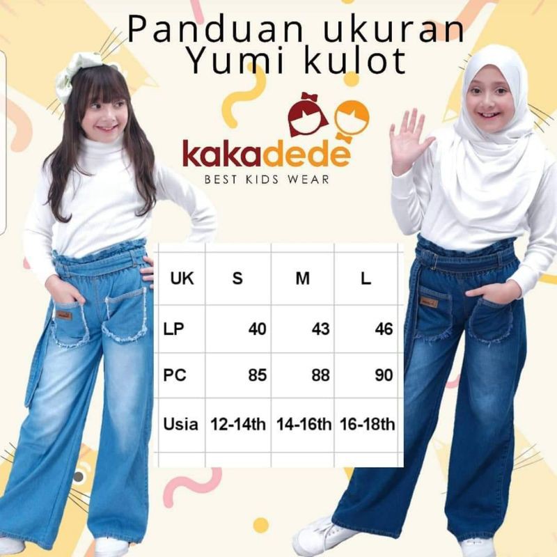Celana Kulot Remaja KakaDede