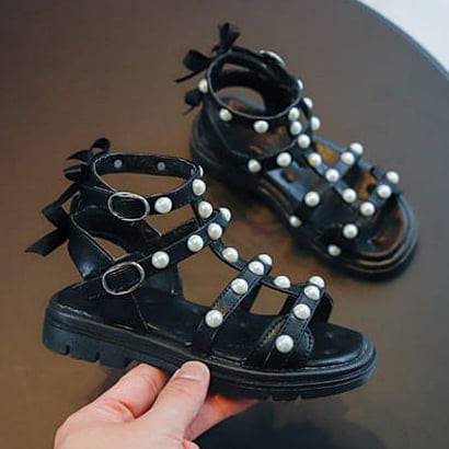 Sepatu Sandal Anak Perempuan Gipsy Pearl Ribbon