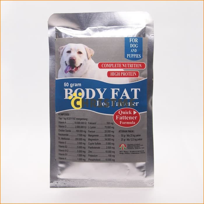 Body Fat Dog - Suplemen Penggemuk Dan Penambah Berat Badan Anjing