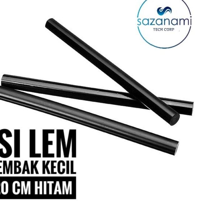 

(tlma -326) HITAM ISI REFILL LEM TEMBAK KECIL HITAM GLUE GUN STICK 20 CM BLACK LEM BAKAR 2020 Shopee
