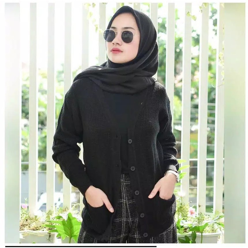 Cardigan Rajut Wanita Kancing Outer Rajut Kardigan Rajut Wanita Marisa Outer Wanita Premium