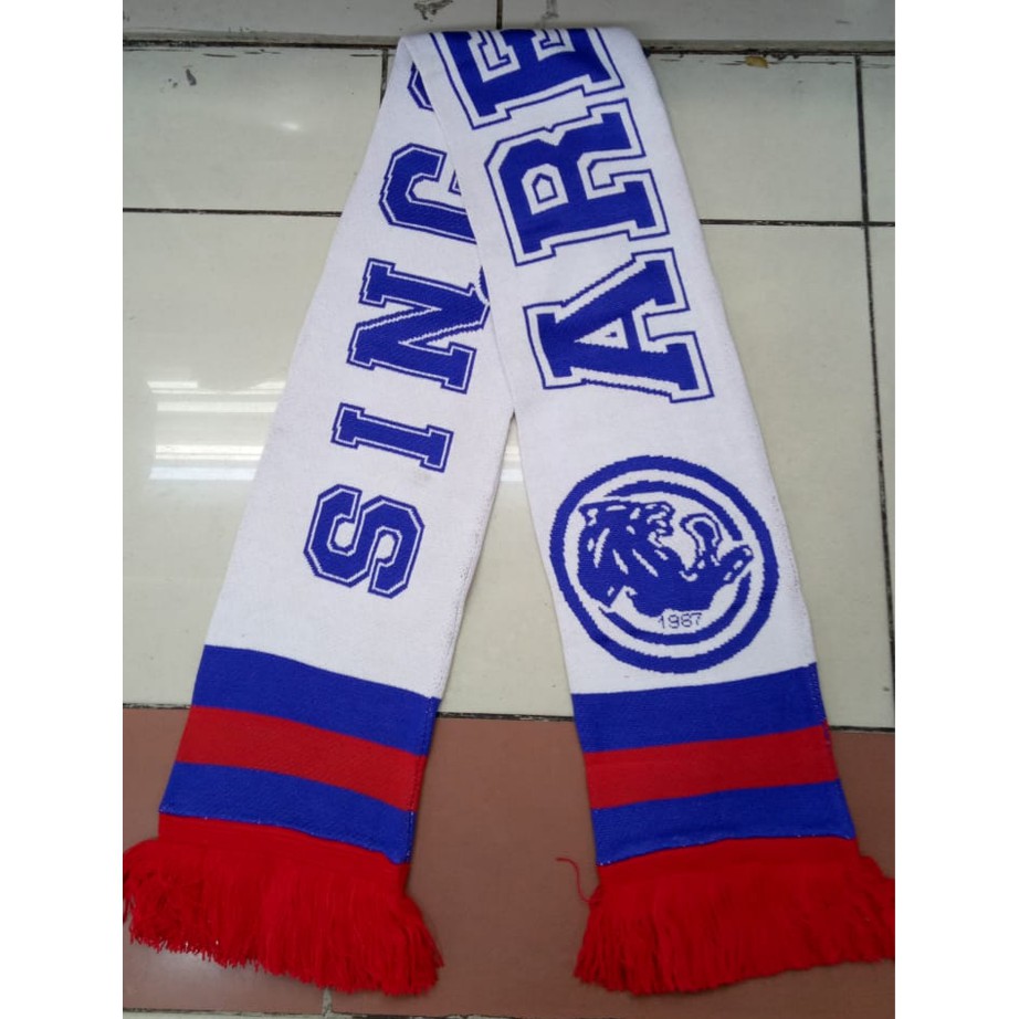 Syal Scraf Rajut BOLAK BALiK GRADE ORi AREMA MALANG AREMANiA