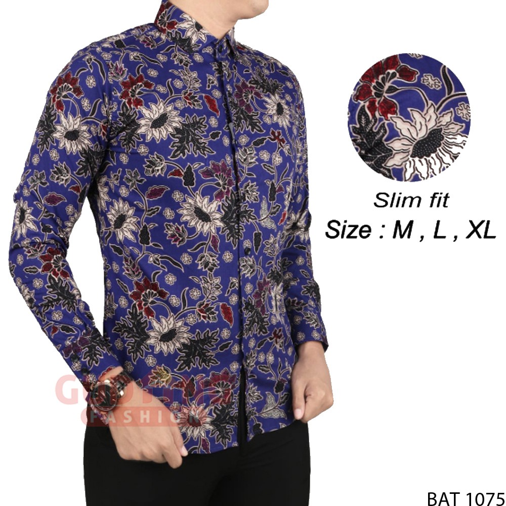 Atasan Kemeja Batik Pria - BAT 1075