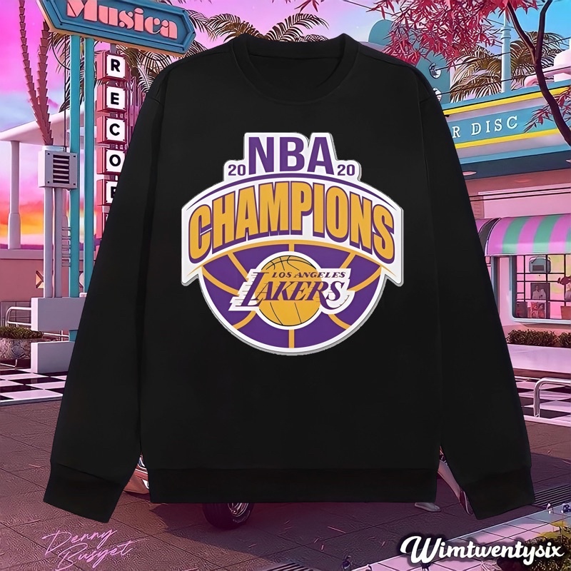 sweater | sweatshirt | crewneck | lakers nba champion