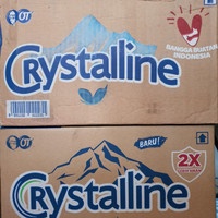 

Crystalin Air Mineral 200 ml 1 Dus Isi 48 Cup