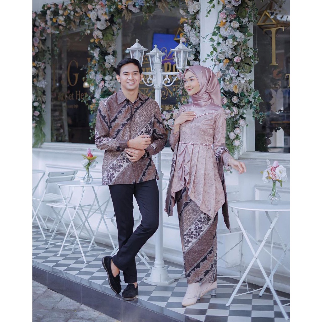 KEBAYA COUPLE SEMI PRANCIS Katun BAHAN KEBAYA SEMI FRANCE CORNELI COUPLE AVENA 4 BATIK Couple Kebaya