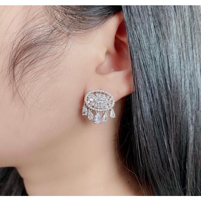 ANTING SILVER S925 PERMATA ZIRCON