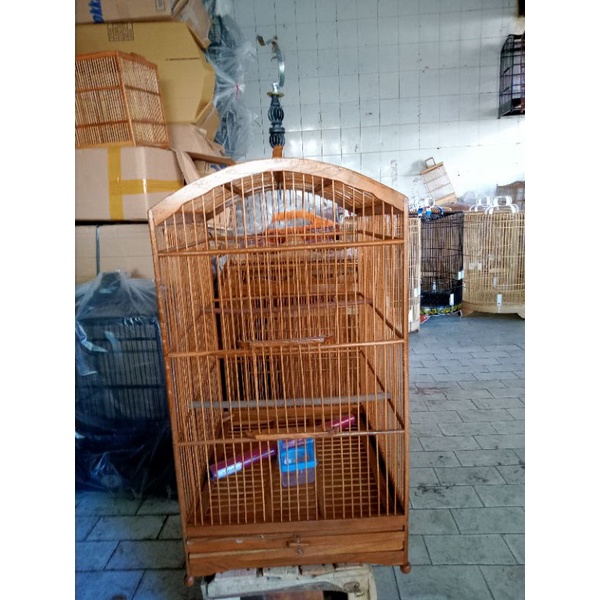 sangkar/ kandang kotak replika vernis no 2 (gojek dan grab)