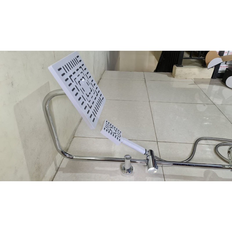 Paket shower tiang set coulomn stainless + kran cabang PROMO TERMURAH