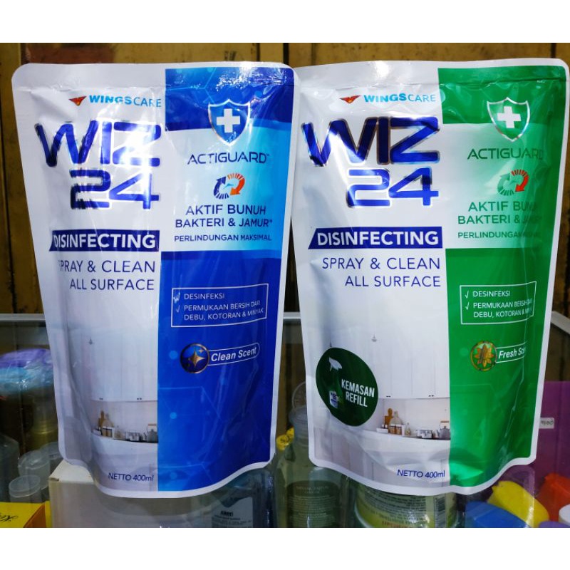 Wiz24 Refill 400ml | Wiz 24 Desinfectant Refill 400ml