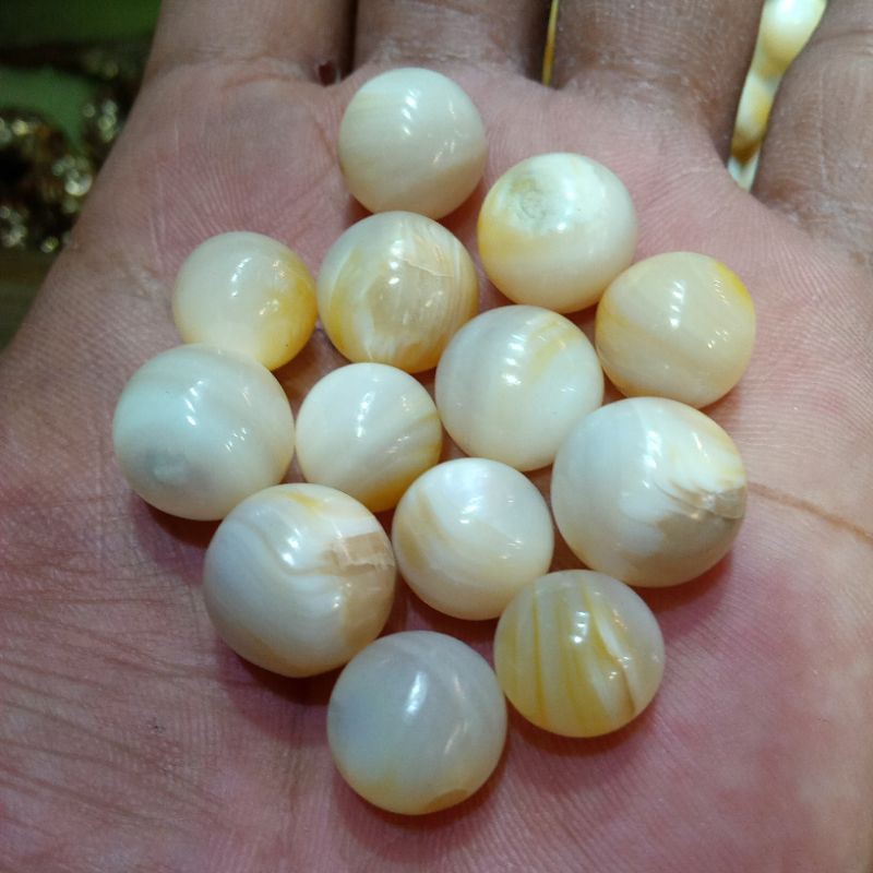 Batu Mutiara Kulit Kerang Laut 100%Asli