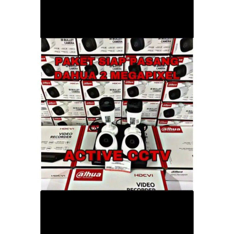 PAKET KAMERA CCTV DAHUA 2MP 4 CAMERA 8CH HDD 1TB