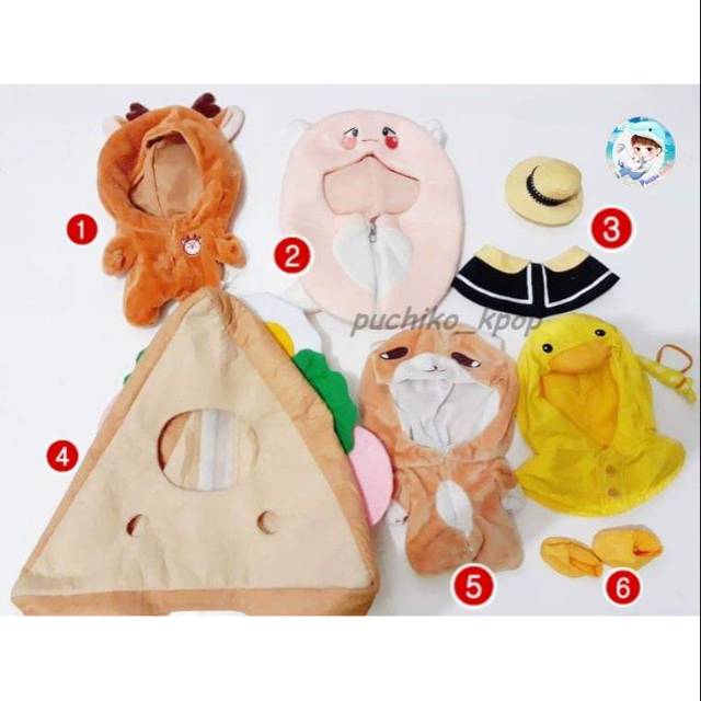 BTS Wanna one exo doll clothes