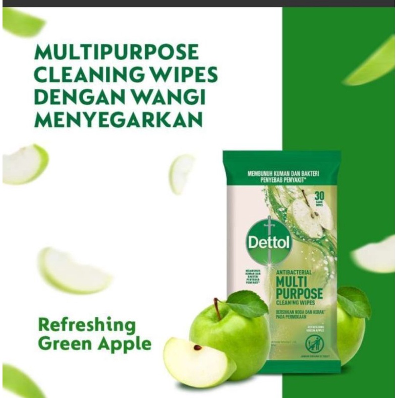 Dettol multipurpose wipes 30s