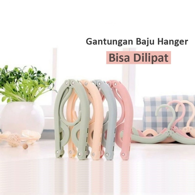 Gantungan Baju Lipat - Coat hanger - Hanger Baju Portable