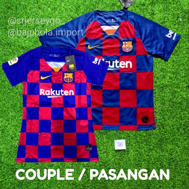 15 Trend Terbaru Kaos  Bola  Couple  Barcelona Keluarga 