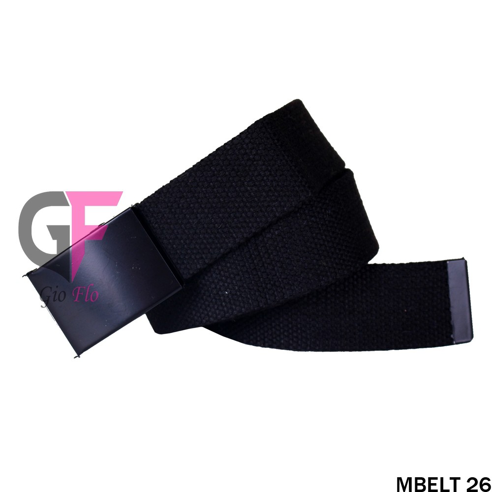 GIOFLO Webbing Belt Buckle Metal Black / MBELT 26