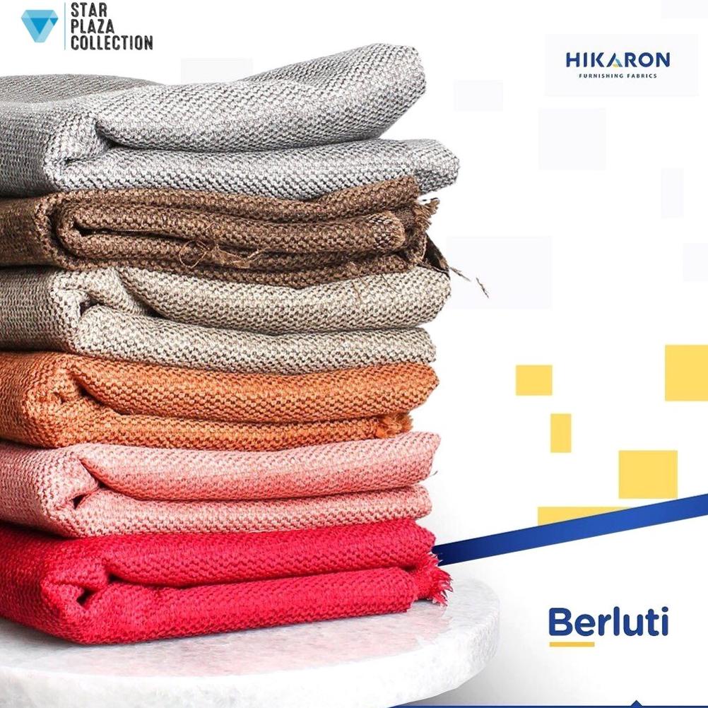 KAIN INTERIOR BELUDRU HIKARON VELVET SCANDINAVIAN - BERLUTI (SOFA, JOK, KURSI, SARUNG BANTAL) TERLAR