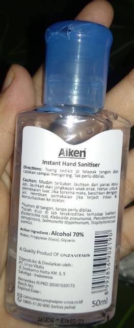 Hend Senitizer Aniken 50ml